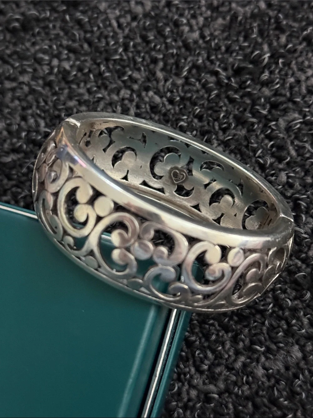 Brighton Silver Filigree Scroll Ring - Silver